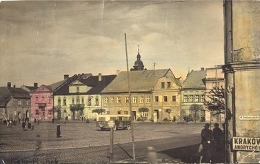 Rynek, pierzeja p&oacute;łnocna | Nadesłane przez Marię Śleziak.