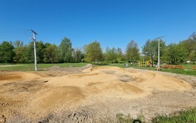 Pumptrack w Parku Miejskim nabiera kształt&oacute;w 2