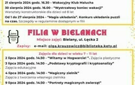 Biblioteka zaprasza do Letniej Szkoły Magii 1