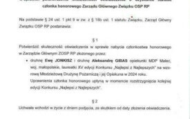 MDP OSP Malec na gali finałowej konkursu XV Konkursu &bdquo;Najlepsi z najlepszych&rdquo; 2