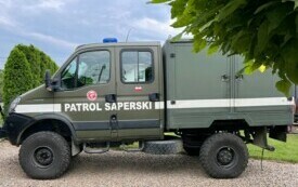 KPP Oświęcim. Kęty Samoch&oacute;d patrolu  saperskiego  (2)