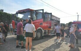 Ciężki samoch&oacute;d ratowniczo-gaśniczy marki Scania już w OSP Kęty! 12