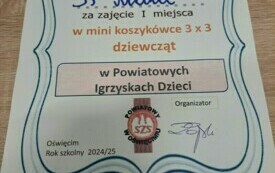 Powiatowe Igrzyska Dzieci w mini koszyk&oacute;wce 3x3 w Oświęcimiu 8