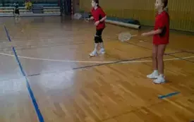 V miejsce drużyny dziewcząt z Dw&oacute;jki w Małopolskich Igrzyskach Dzieci w Badmintonie 5