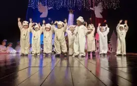 Jasełka połączone z Dniem Babci i Dziadka w SPWP nr 1 w Kętach 4