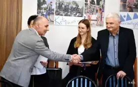 Emilia Stojek uhonorowana przez Burmistrza Gminy Kęty 6