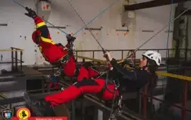 Jednostki doposażone w sprzęt ratowniczy zrealizowały ćwiczenia taktyczno-operacyjne 40