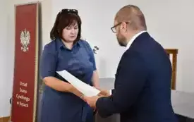 Laureaci og&oacute;lnopolskiego konkursu &bdquo;Żywności nie marnuję, planetę szanuję&rdquo; z wizytą w UG Kęty 23