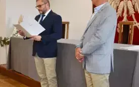 Laureaci og&oacute;lnopolskiego konkursu &bdquo;Żywności nie marnuję, planetę szanuję&rdquo; z wizytą w UG Kęty 24