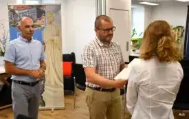 Finalistki Krajowego Czw&oacute;rboju Lekkoatletycznego uhonorowane przez Burmistrza Gminy Kęty 10