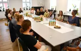 Finalistki Krajowego Czw&oacute;rboju Lekkoatletycznego uhonorowane przez Burmistrza Gminy Kęty 18