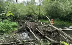 Ochotnicza Straż Pożarna w Bulowicach udrożniła Bul&oacute;wkę 1