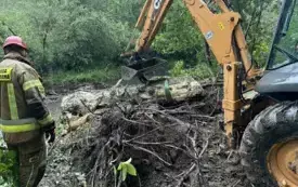 Ochotnicza Straż Pożarna w Bulowicach udrożniła Bul&oacute;wkę 6