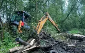 Ochotnicza Straż Pożarna w Bulowicach udrożniła Bul&oacute;wkę 7