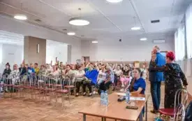 Zebranie wiejskie w Łękach - relacja 13