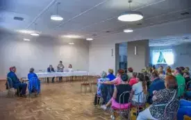 Zebranie wiejskie w Łękach - relacja 14