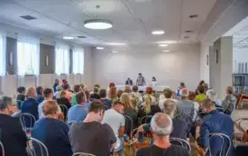 Zebranie wiejskie w Łękach - relacja 16