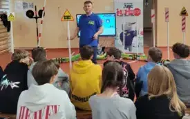 Kampania &bdquo;Kolejowe ABC&rdquo; w naszej szkole ZSP nr 3 - Kęty Podlesie  1