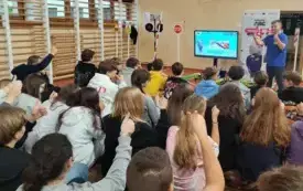 Kampania &bdquo;Kolejowe ABC&rdquo; w naszej szkole ZSP nr 3 - Kęty Podlesie  4