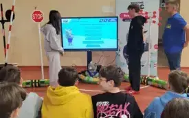 Kampania &bdquo;Kolejowe ABC&rdquo; w naszej szkole ZSP nr 3 - Kęty Podlesie  5