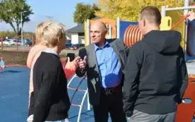 Wyremontowany plac zabaw w Witkowicach otwarty!  15