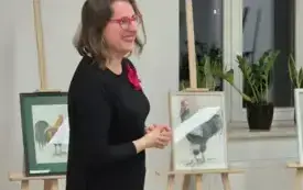 Wernisaż wystawy &bdquo;Raz farbą, raz kredką, raz tuszem&rdquo; 4
