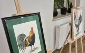 Wernisaż wystawy &bdquo;Raz farbą, raz kredką, raz tuszem&rdquo; 6