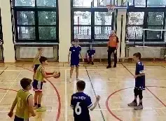 Wicemistrzowie w Powiatowych Igrzyskach Dzieci w Koszyk&oacute;wce 3x3 Chłopc&oacute;w 6