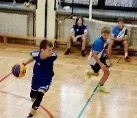 Wicemistrzowie w Powiatowych Igrzyskach Dzieci w Koszyk&oacute;wce 3x3 Chłopc&oacute;w 13