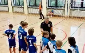 Wicemistrzowie w Powiatowych Igrzyskach Dzieci w Koszyk&oacute;wce 3x3 Chłopc&oacute;w 14