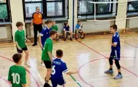 Wicemistrzowie w Powiatowych Igrzyskach Dzieci w Koszyk&oacute;wce 3x3 Chłopc&oacute;w 18