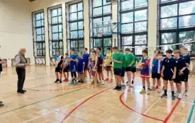 Wicemistrzowie w Powiatowych Igrzyskach Dzieci w Koszyk&oacute;wce 3x3 Chłopc&oacute;w 20
