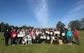 Podsumowanie projektu ,,Łączymy Pokolenia" realizowanego przez Ochotniczą Straż Pożarną w Łękach 5