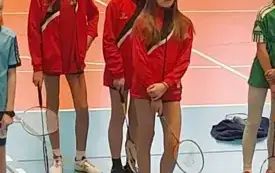 V miejsce drużyny dziewcząt z SP2 Kęty w Małopolskich Igrzyskach Dzieci w Badmintonie! 2