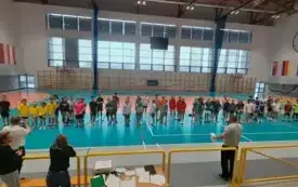 V miejsce drużyny dziewcząt z SP2 Kęty w Małopolskich Igrzyskach Dzieci w Badmintonie! 3