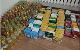 Uczniowie z Nowej Wsi przeprowadzili Świąteczną Zbi&oacute;rkę Żywności 2