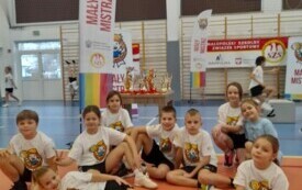 V miejsce drużyny z SP 2 Kęty w Małopolskich Igrzyskach Dzieci w Grach i Zabawach &bdquo;Mały Mistrz&rdquo; 7