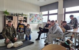 &bdquo;Edukacja z wojskiem&rdquo; w Szkole Podstawowej w Nowej Wsi 1