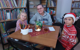 Świąteczna kawiarenka w filii w Łękach 4