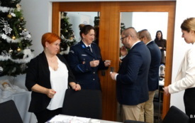 Spotkanie opłatkowe członk&oacute;w i sympatyk&oacute;w Polskiego Związku Niewidomych Koła Powiatowego w Kętach 14