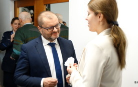 Spotkanie opłatkowe członk&oacute;w i sympatyk&oacute;w Polskiego Związku Niewidomych Koła Powiatowego w Kętach 16