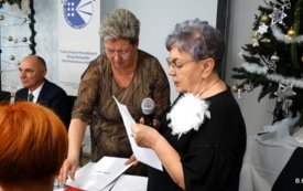 Spotkanie opłatkowe członk&oacute;w i sympatyk&oacute;w Polskiego Związku Niewidomych Koła Powiatowego w Kętach 50