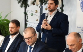 Spotkanie opłatkowe członk&oacute;w i sympatyk&oacute;w Polskiego Związku Niewidomych Koła Powiatowego w Kętach 54