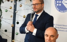 Spotkanie opłatkowe członk&oacute;w i sympatyk&oacute;w Polskiego Związku Niewidomych Koła Powiatowego w Kętach 65