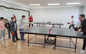 Wielopokoleniowy ping-pong w Domu Kultury w Kętach 2