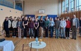 Spotkania literackie w Szkole Podstawowej w Bielanach 9