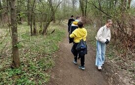 Gminna akcja sprzątania w SP nr 2 w Kętach