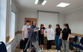 Uczniowie z nowej wsi na warsztatach językowych EUROWEEK 11