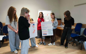 Uczniowie z nowej wsi na warsztatach językowych EUROWEEK 19