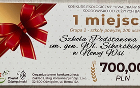 Szkoła podstawowa w Nowej Wsi zwycięzcą konkursu ekologicznego 7